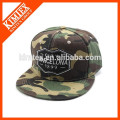 Nova moda bordado exército estilo boné e chapéu de camuflagem flat brim baseball caps
